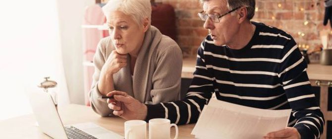 Elderly Couple Browsing Laptop CRO